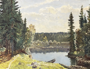 Fragment obrazu artysty Konstantego Mackiewicza