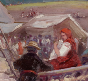 fragment obrazu polskiego malarza Leona Kowalskiego