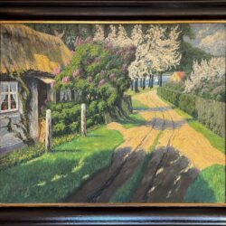 Józef GREIN (1886 Pobereż – 1956 Warszawa), Pejzaż wiejski