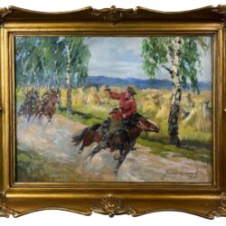 Jerzy KOSSAK (1886 – 1955), Pogoń za bolszewikiem, 1936