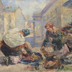 Erno ERB (1890 – 1943 Lwów), Przekupki na targowisku
